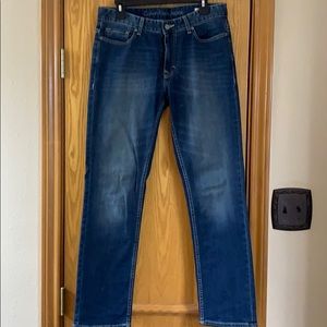 Calvin Klein slim straight blue jeans. 31x30